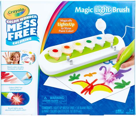 Mess-Free Masterpieces with Crayola Color Wonder Magic Light Brush: A Kid's Review